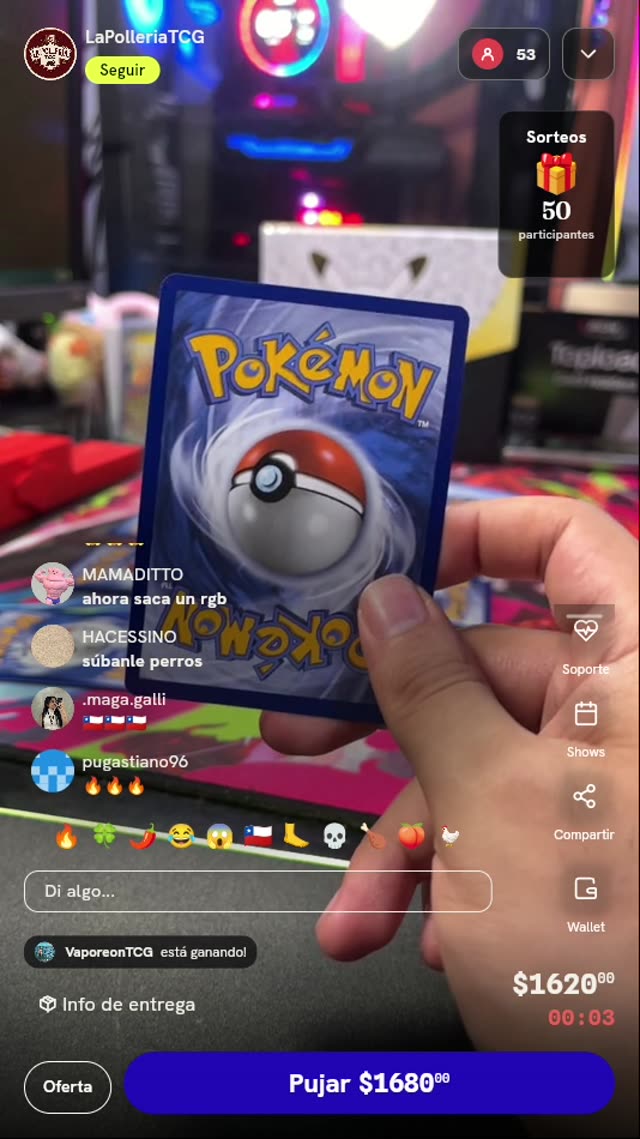Carta Coleccionable Pokémon TCG