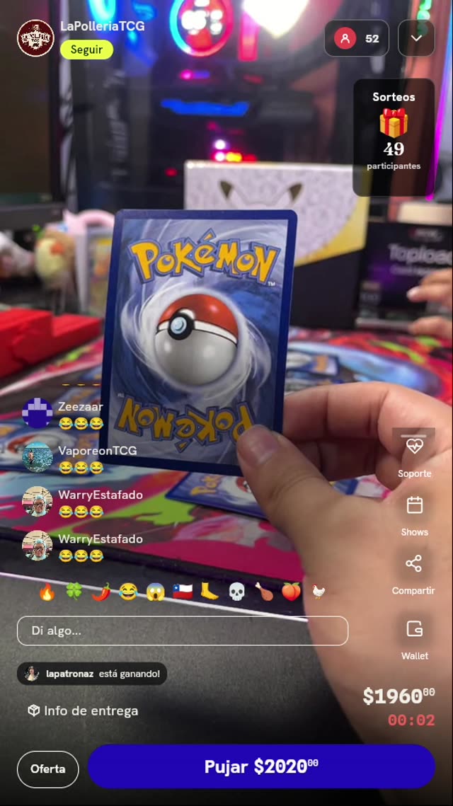 Carta Coleccionable Pokémon TCG