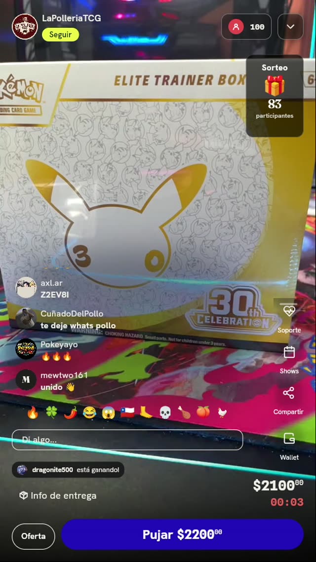 Elite Trainer Box Pokémon 30th Celebration