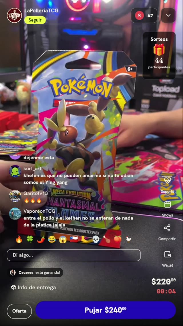 Booster Pack Pokémon Phantasmal Flames