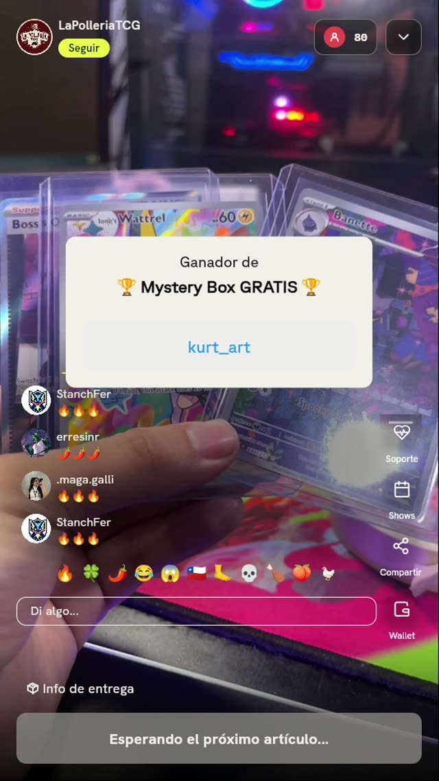 Mystery Box de Cartas Pokémon