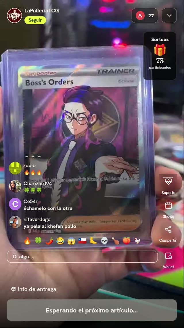 Carta Pokémon Boss's Orders Ultra Rare