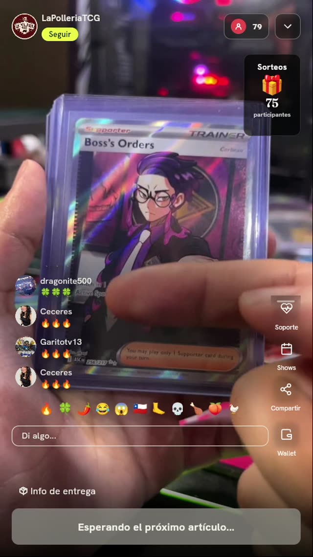 Carta Pokémon Boss's Orders Full Art