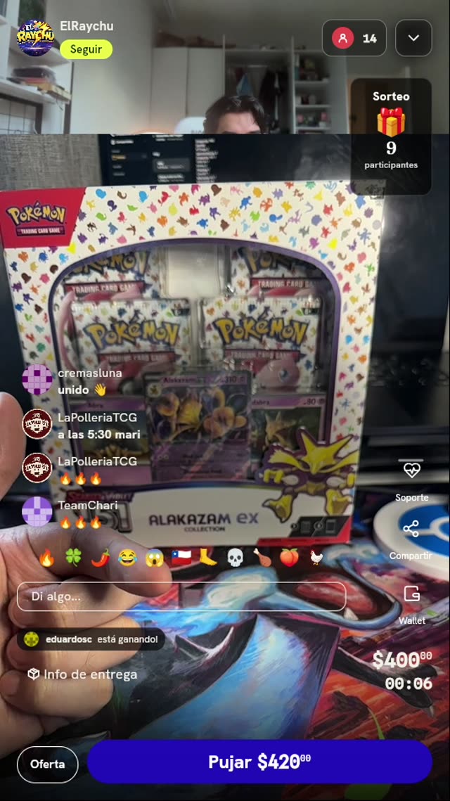 Colección Alakazam ex Pokémon 151