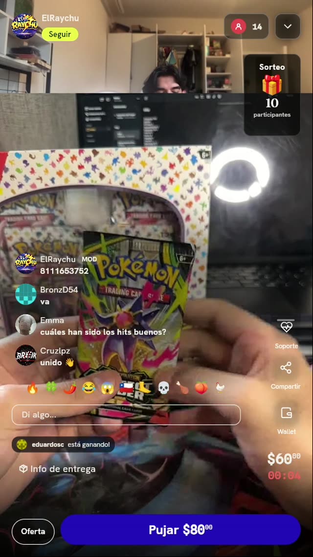 Sobre de Cartas Pokémon TCG