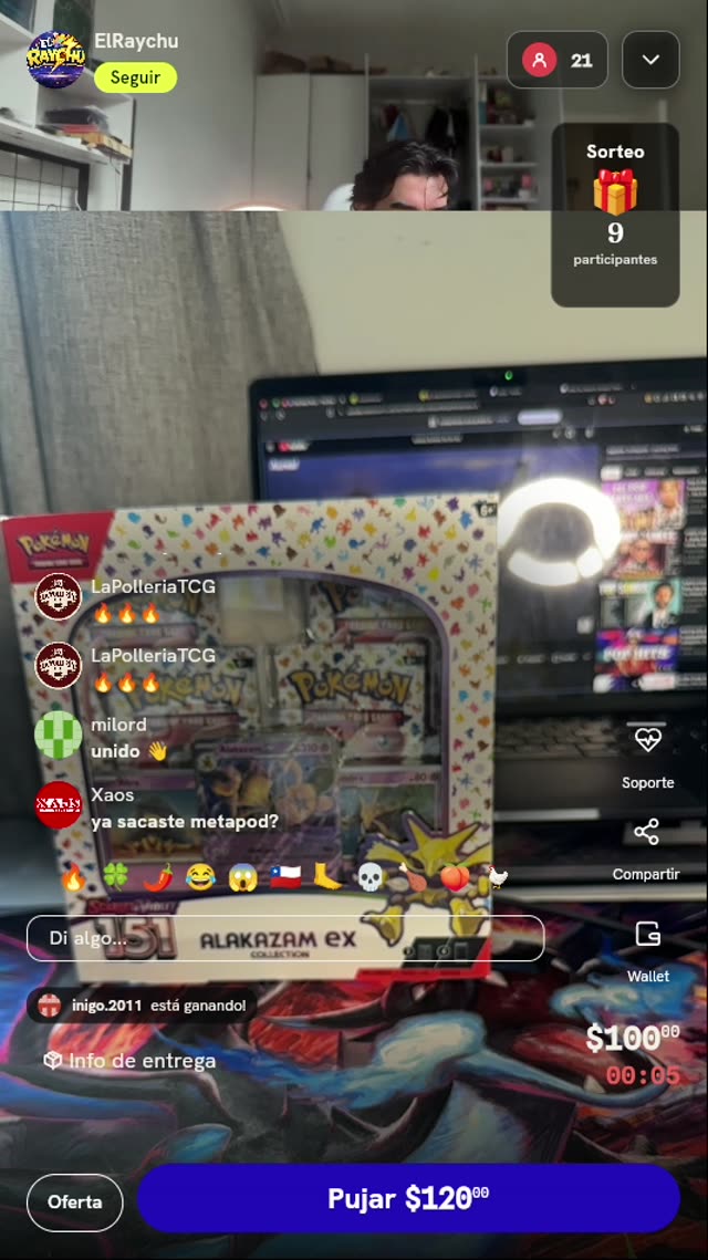 Colección Alakazam ex Pokémon 151