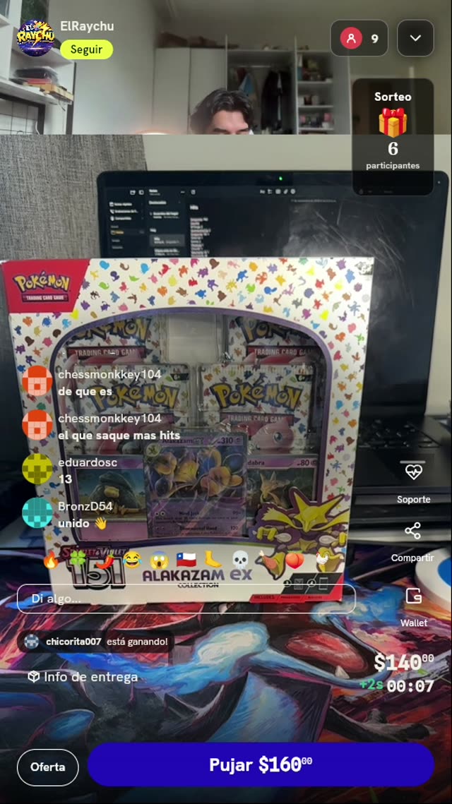Colección Alakazam ex Pokémon 151
