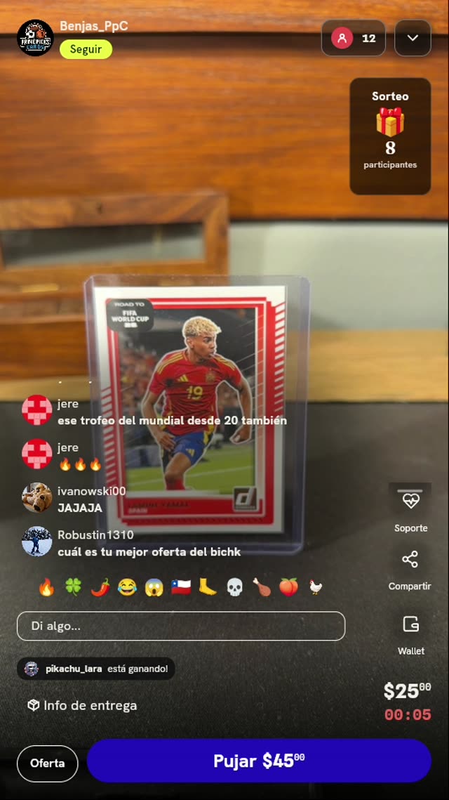 Carta Panini Donruss Lamine Yamal
