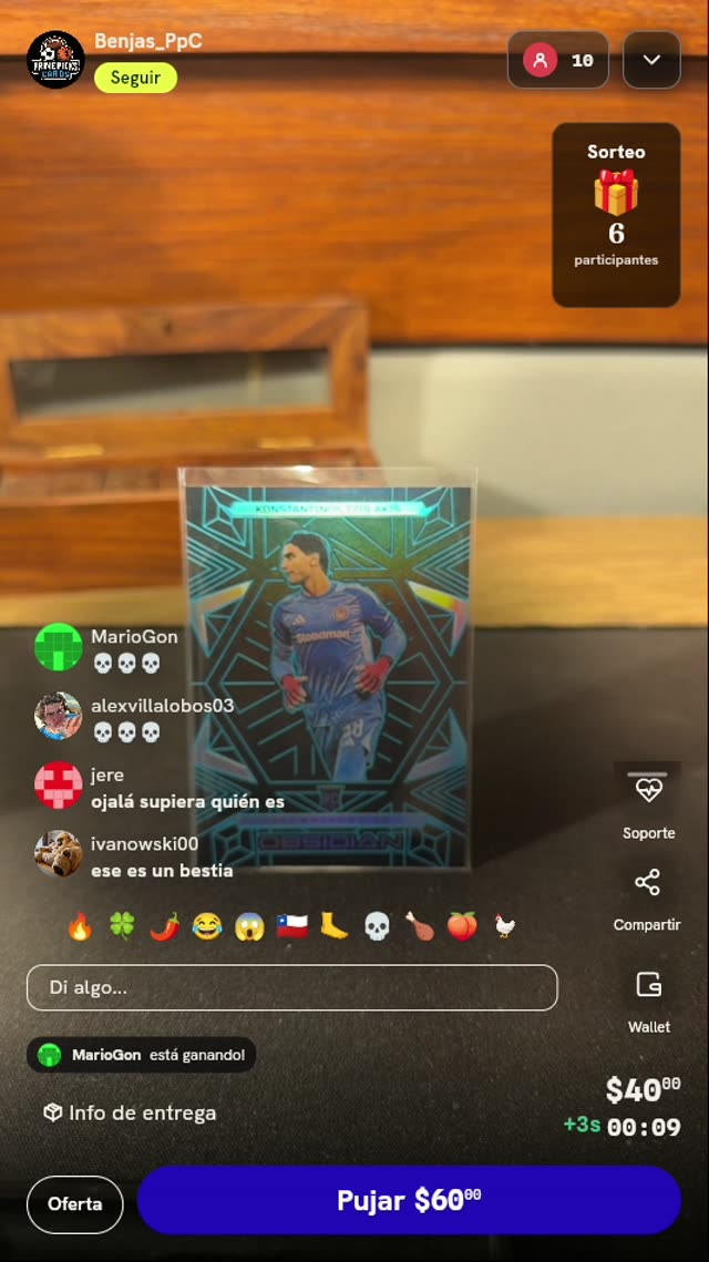 Carta Konstantinos Tzolakis Panini Obsidian