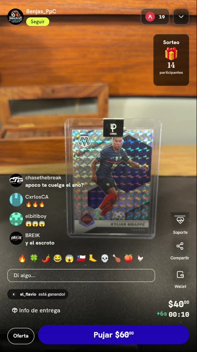 Carta Kylian Mbappé Panini Mosaic
