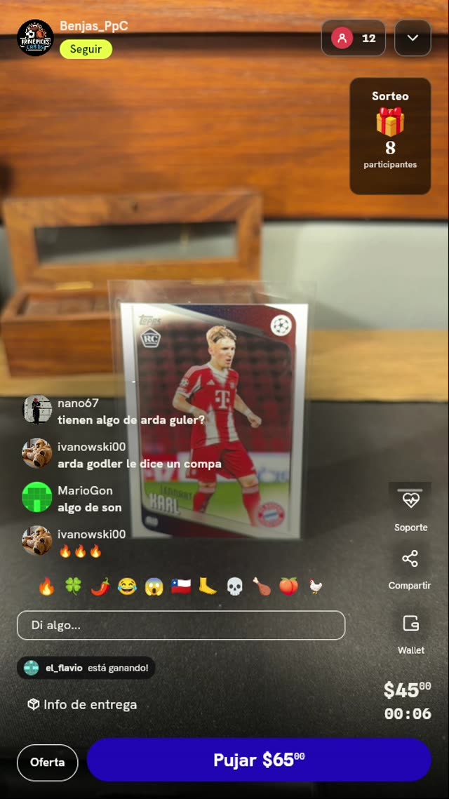 Carta Topps Lennart Karl RC