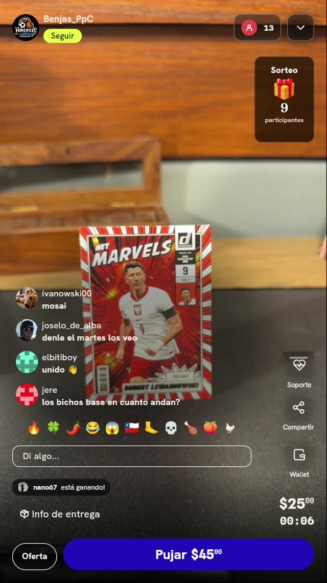 Carta Robert Lewandowski Net Marvels Donruss
