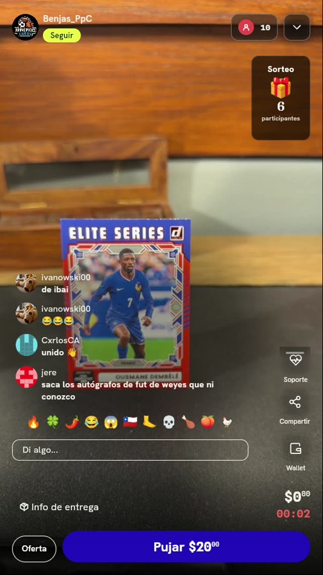 Carta Ousmane Dembélé Elite Series