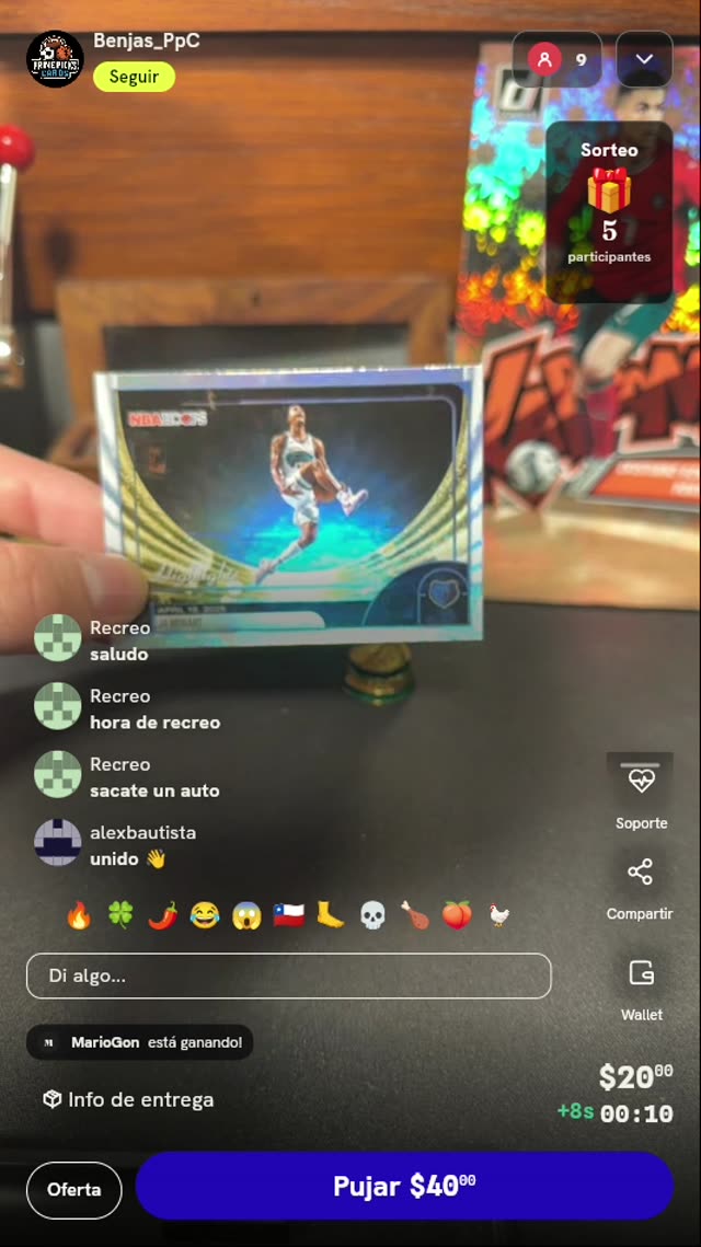 Carta Panini NBA Hoops Ja Morant