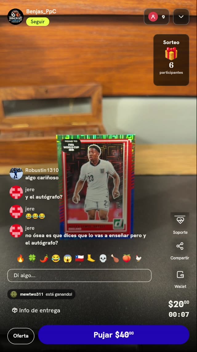 Tarjeta Myles Lewis-Skelly Panini Donruss