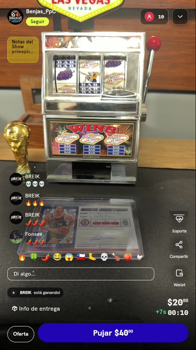 Alcancía mini máquina tragamonedas Las Vegas