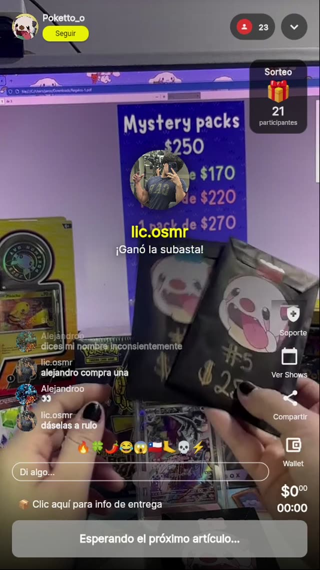 Mystery Pack Pokémon TCG