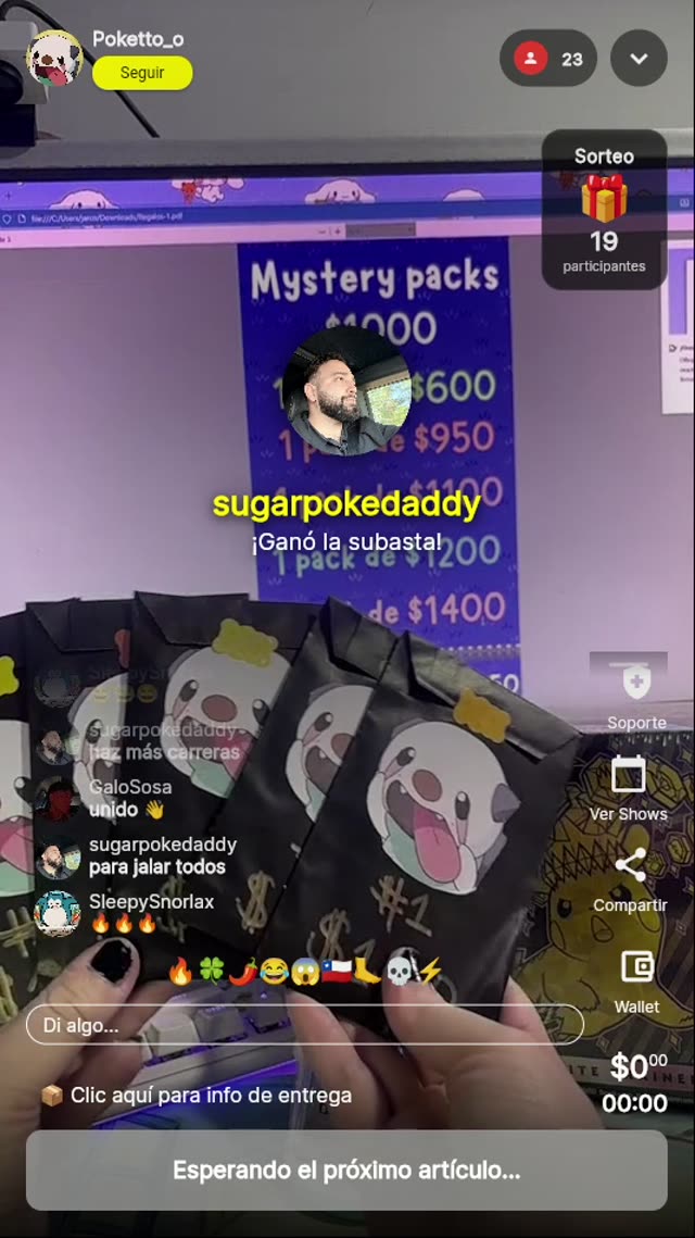 Mystery Pack Pokémon de $1000