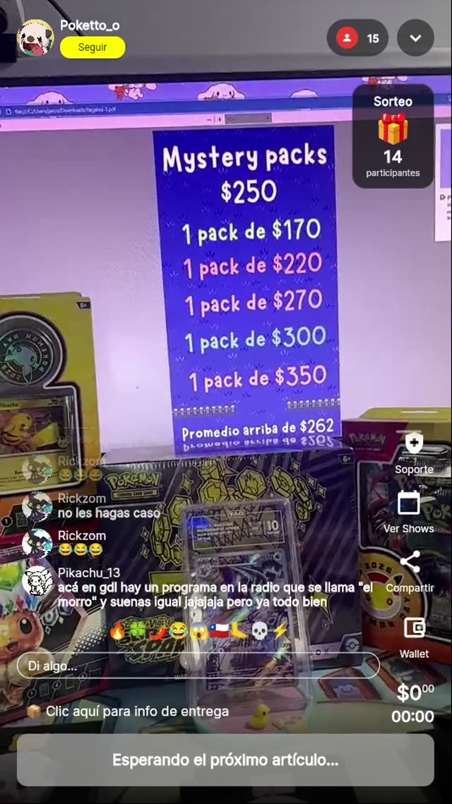 Mystery Pack Pokémon TCG