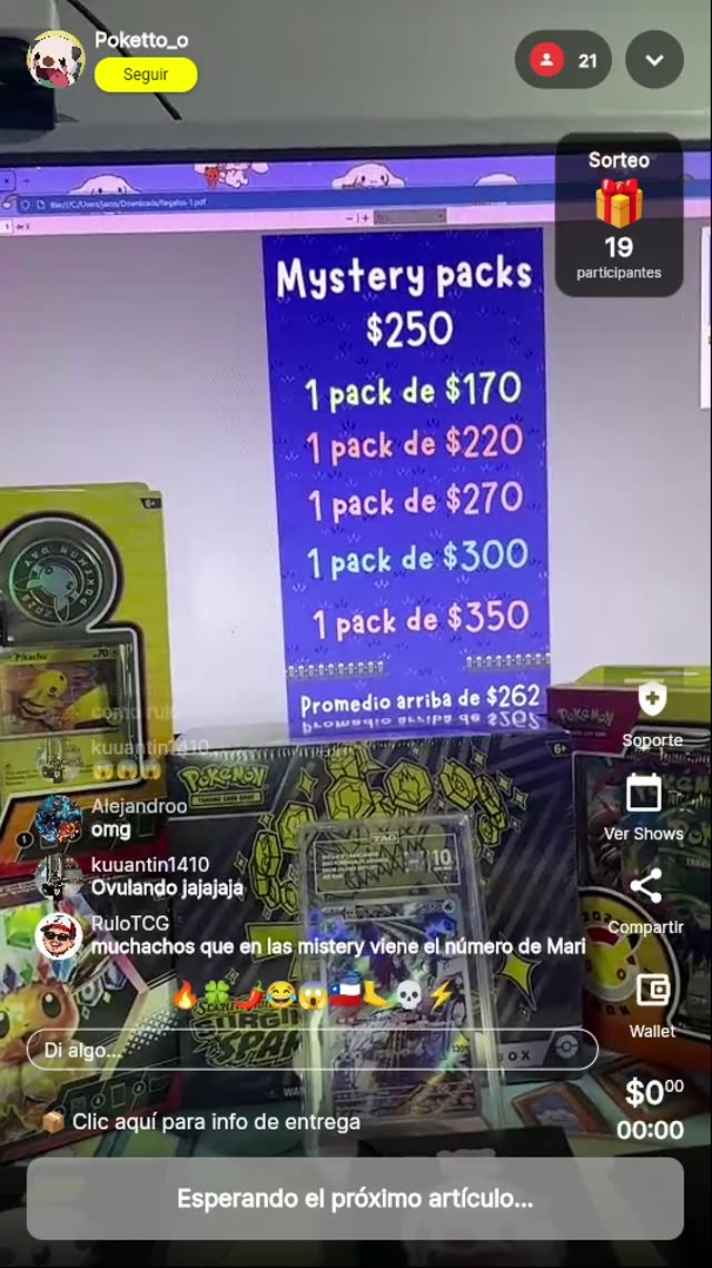 Mystery Pack Pokémon TCG