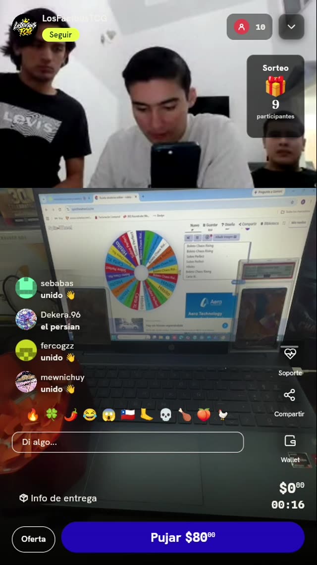 Giro de ruleta misteriosa TCG