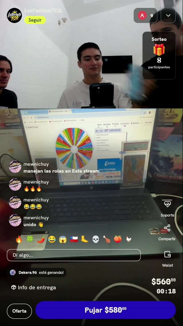 7 Tiros en Ruleta Pokémon TCG