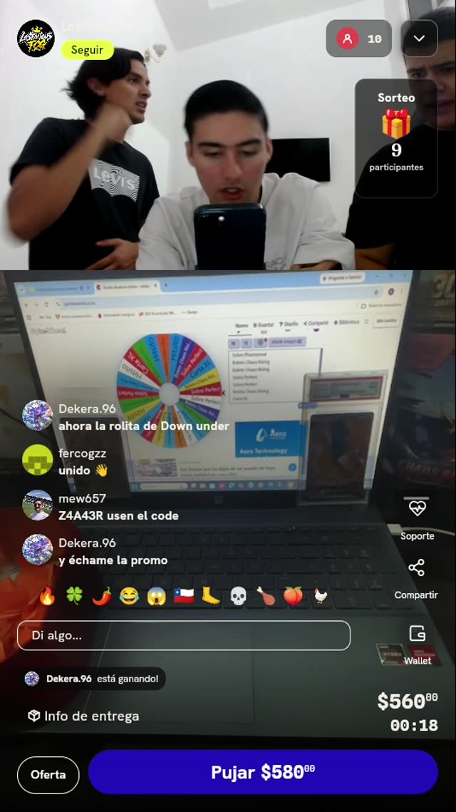 Tiradas en ruleta misteriosa TCG