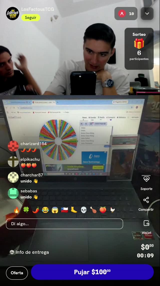 Tiro de Ruleta Pokémon TCG