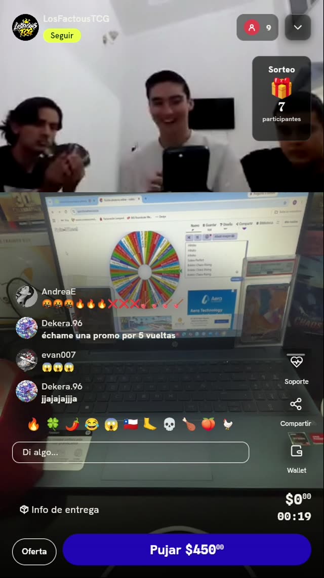 Giros de ruleta Pokémon TCG