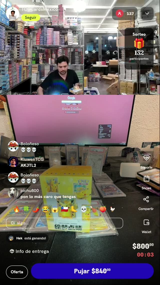 Caja Pokémon Dream Painting Pikachu