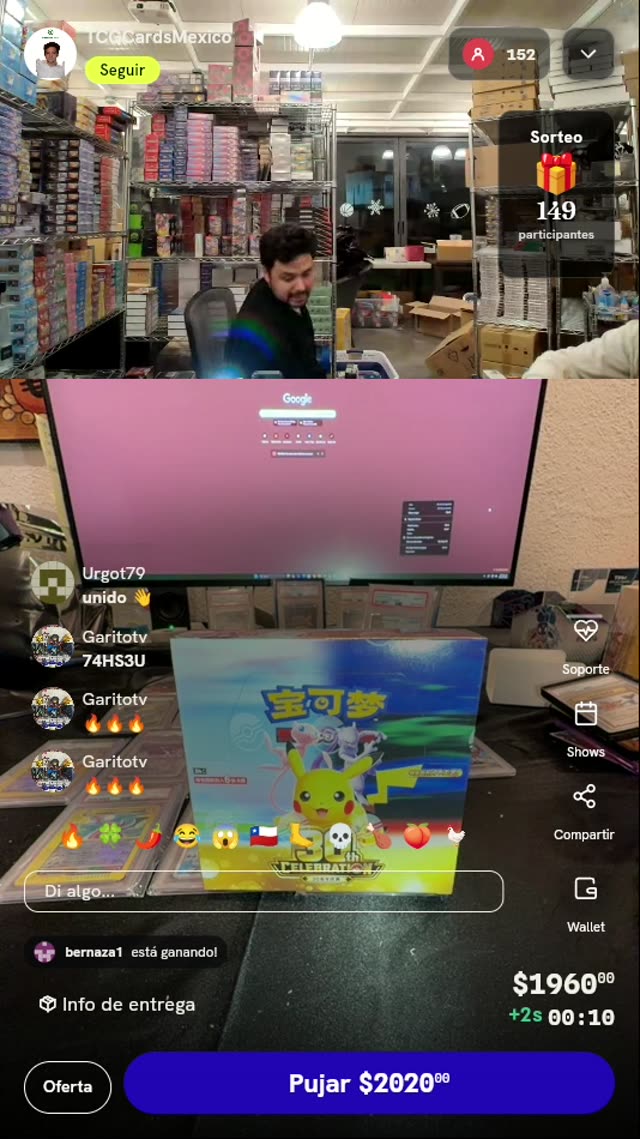 Caja Pokémon 25th Anniversary Chino