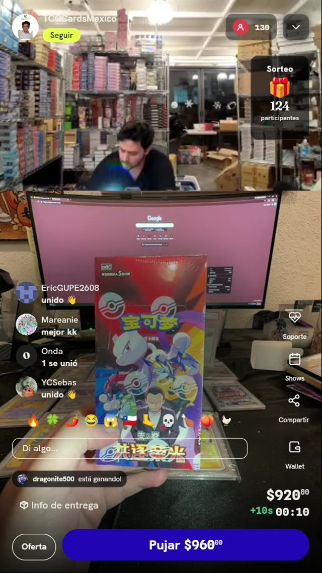 Caja Pokémon Chasing Glory Together