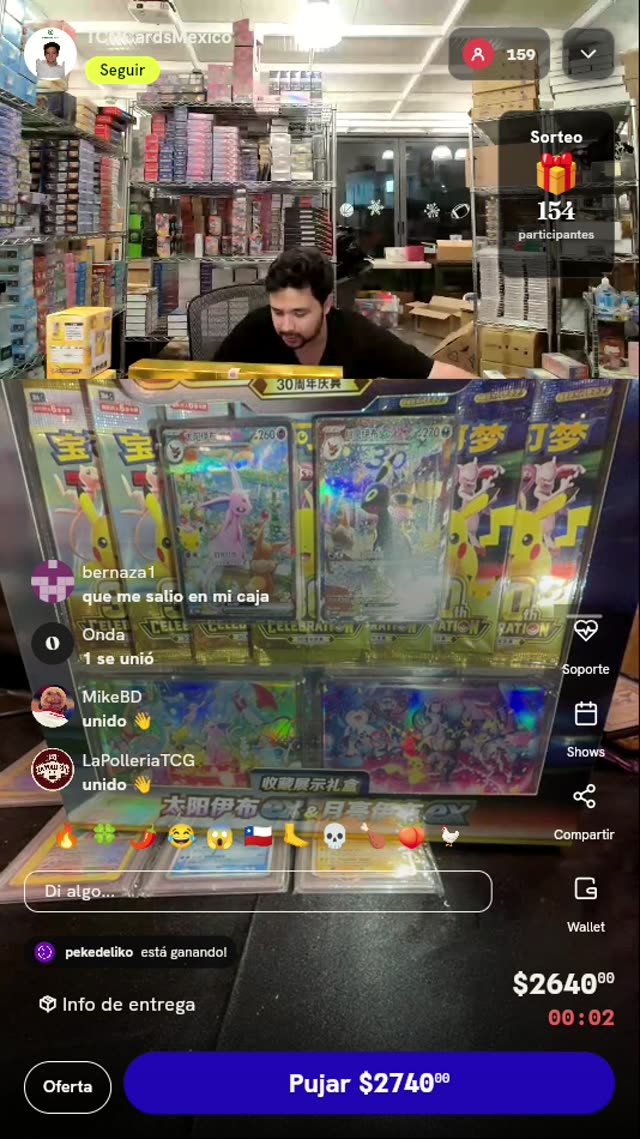 Caja Exhibición Espeon y Umbreon ex