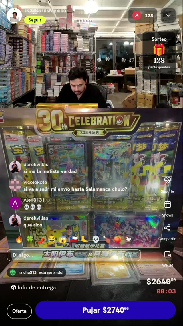 Caja Pokémon 30th Celebration Espeon y Umbreon