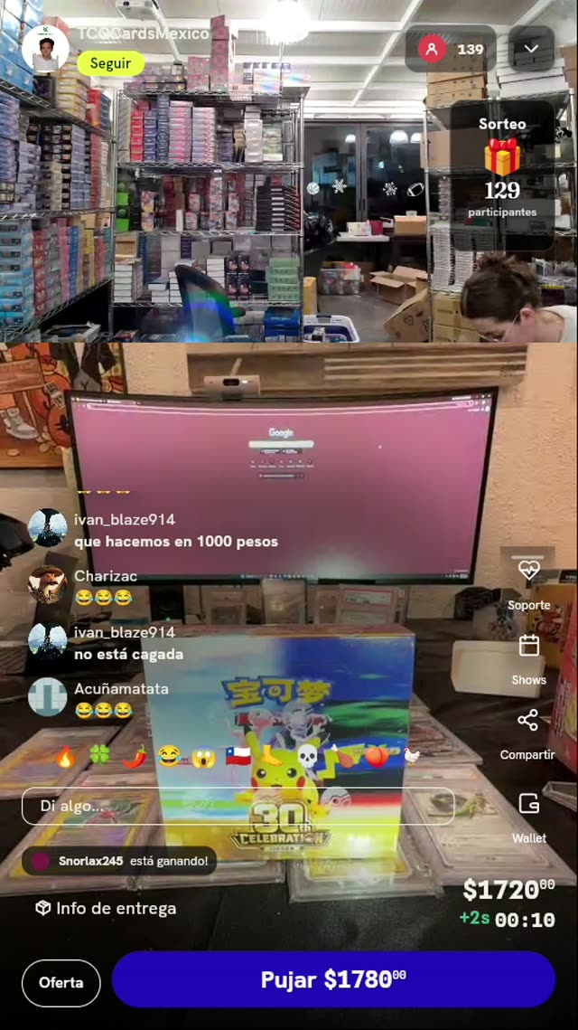 Caja Pokémon 30th Celebration Chino