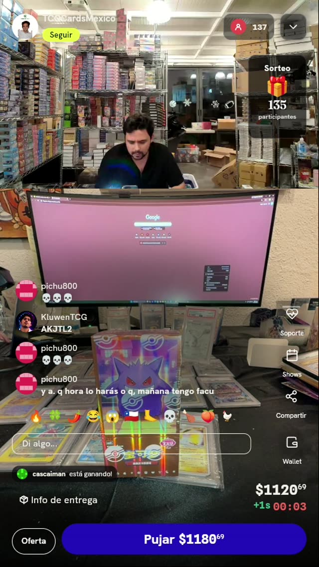 Caja Pokémon Gem Pack 3 Gengar