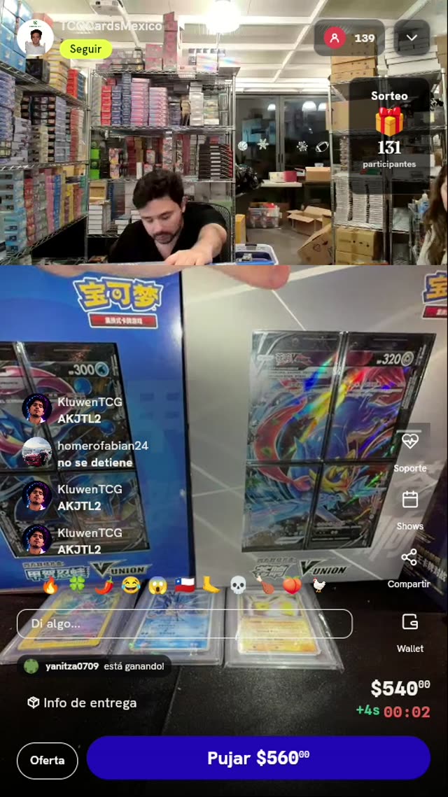 Cajas Pokémon V-UNION en Chino