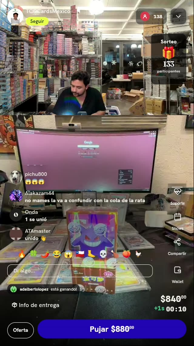 Caja Pokémon Gem Pack Vol. 3 Gengar