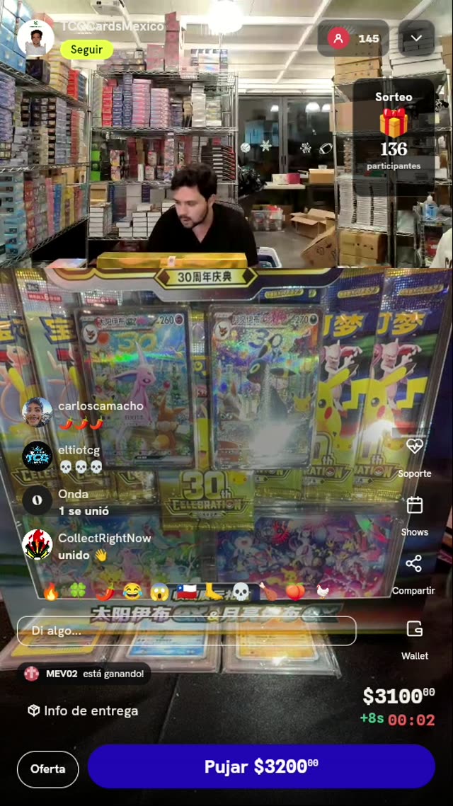 Caja Pokémon 30 Aniversario Espeon y Umbreon