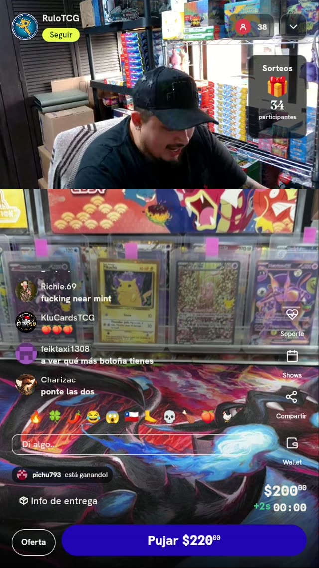 Cartas Pokémon TCG Coleccionables