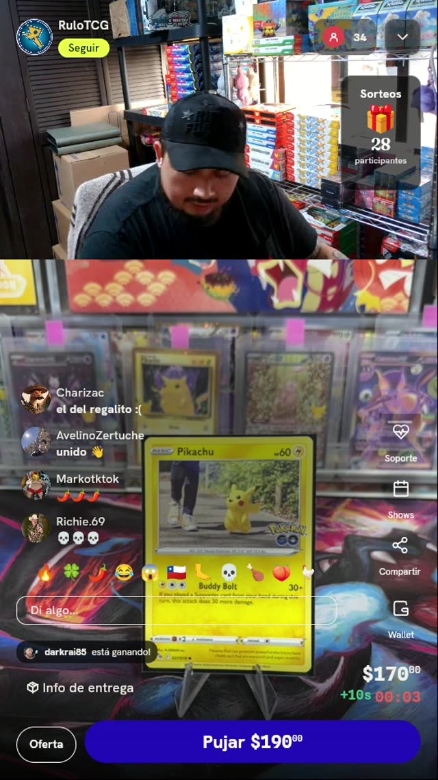 Carta Pikachu 027/078 Pokémon GO