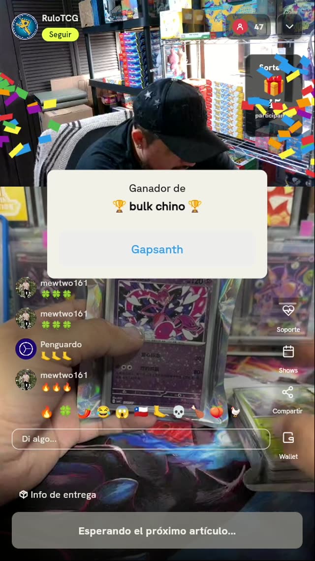 Lote de Cartas Pokémon en Chino