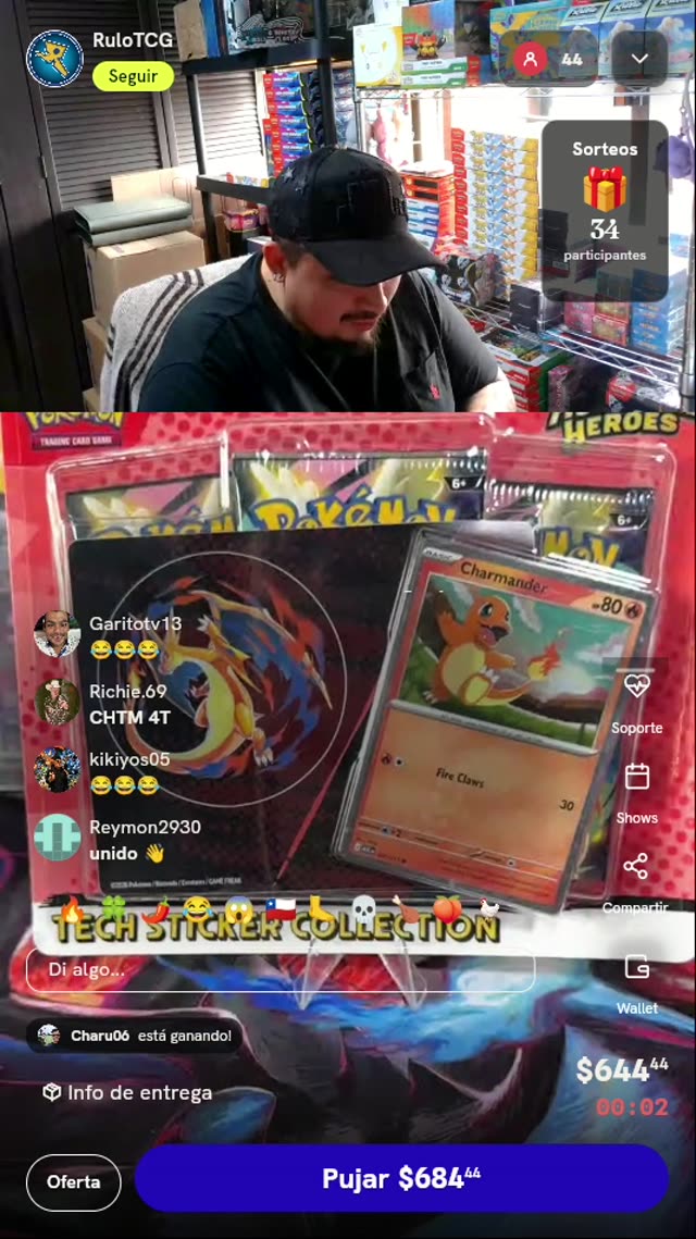 Pokémon Tech Sticker Collection Charmander