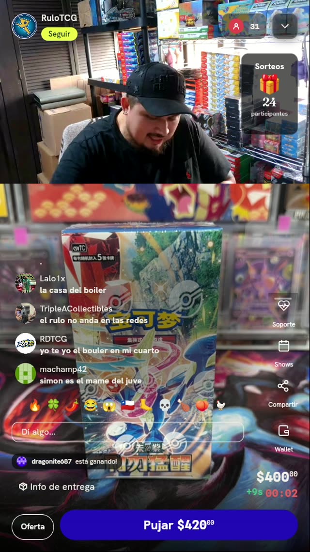 Caja Pokémon TCG CS7C Chino