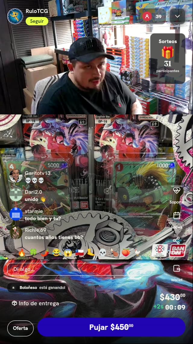 Sobres One Piece TCG OP-16 con Promos