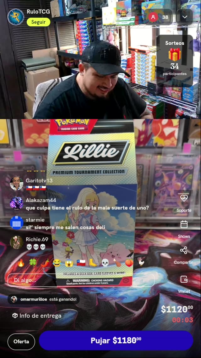 Colección Lillie Premium Tournament Pokémon