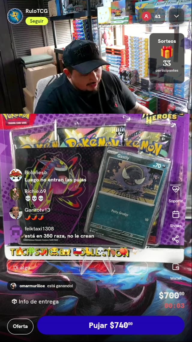 Colección Tech Sticker Gastly Pokémon TCG