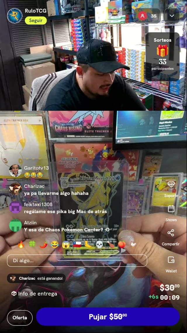 Carta Pokémon Ice Rider Calyrex VMAX