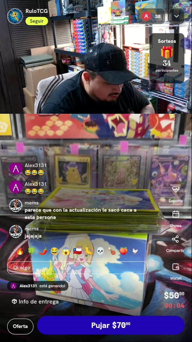 Lote de Cartas Pokémon y Portamazos Lylia