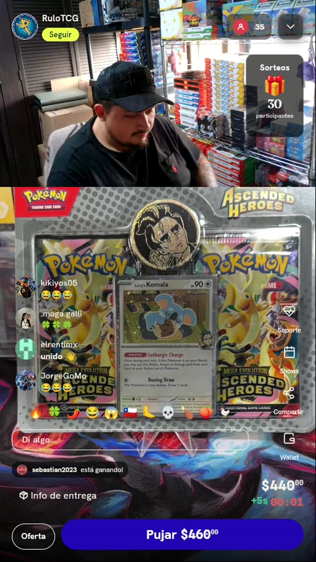 Blister Pokémon Ascended Heroes Larry